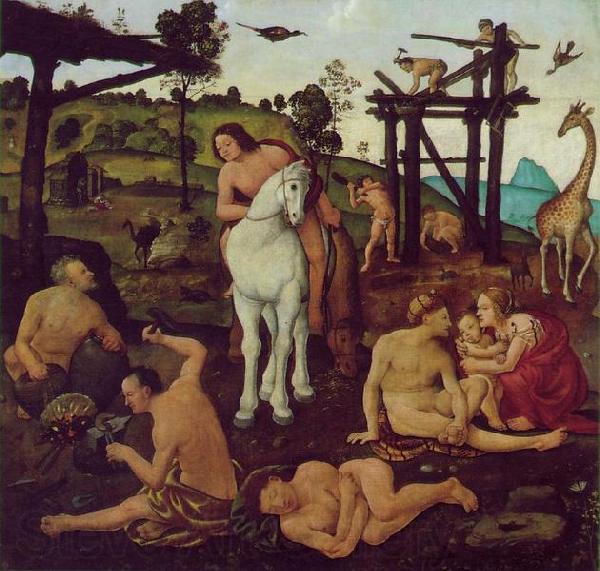 Piero di Cosimo Vulcan and Aeolus Norge oil painting art